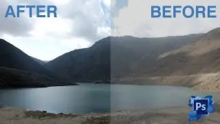 ENHANCE PICTURES in PHOTOSHOP (WITH ONLY 1-CLICK) -- COMPUTER COMMANDER