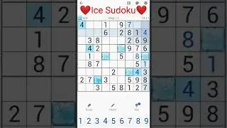 Ice Sudoku 4 ❤ #icesudoku #sudokuaddict #puzzle