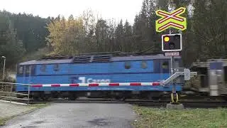 Železniční přejezd Březová nad Svitavou-Dlouhá (CZ) - 16.11.2023 / Railroad crossing
