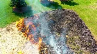 Prairie Burn | Iowa-Aerial-Drone-Photography.com | InfinityPhotographic.com