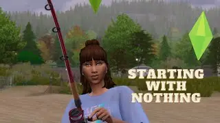 Starting with nothing in the rain!! Sims 4 Legacy Challenge pt. 1