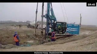 Displacement Pile (Deplasman Kazığı), Soilmec SR-45 / 09.01.2018 / Erke Group