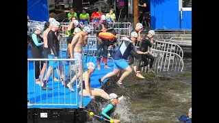 Amsterdam City Swim 2024: fotorondje tussen start en finish