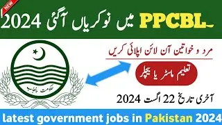 Latest PPCBL Govt Jobs August 2024 &ndash;Latest Government Jobs in Pakistan&ndash; Jobs in Pakistan today 2024