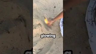 This Sand Started Glowing #shorts