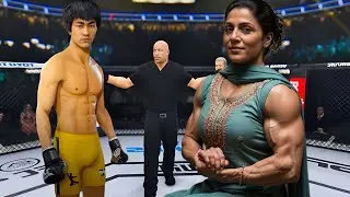 PS5 | Bruce Lee vs. Old Master  Sunaina [EA Sport UFC 4]🥊
