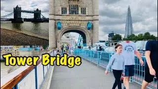 Tower Bridge walking , London, England | London summer walking tour 2021 at tower bridge