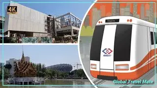 Orange Line MRT Update Ramkhamhaeng University Station Bangkok
