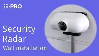 i-PRO Security Radar - Wall installation
