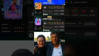 Lamine Yamal Old vs New Card Stats FC Mobile💀🤣 #fifa #fifamobile #eafcmobile #eafc25