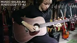 Обзор акустической гитары из массива Cort EARTH70 MH OP