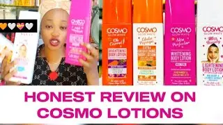 HONEST REVIEW ON COSMO BODY LOTIONS..ALL VARIANTS 