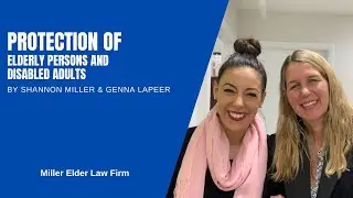 Protection Of Elderly Persons And Disabled Adults | Proposed Legislation by Florida Attorney General