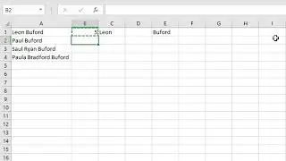 (Microsoft Excel) How to Separate Names in Excel Using Text Functions