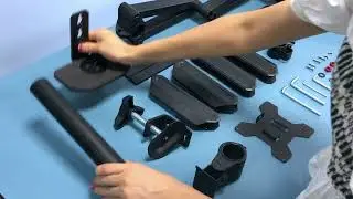 Installation-suptek Triple Monitor Mount(MD8003)