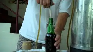 Bottling primed beer with a Blichman Beer Gun and keg