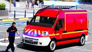 [GTA 5] PREMIER DÉPART AU VTU - SAPEURS-POMPIERS | GARDE #8