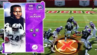 BO JACKSON JUST BREAKS EVERY TACKLE! Madden 21 Gameplay