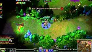 League Of Legends - Urgot crazy quadra kill chasing like a hurricane