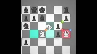 『 When the knight goes solo to win the game ♞🔥 ⌇ Chess edit 』