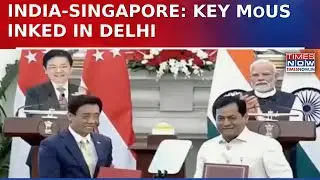 India, Singapore Sign Key MoUs In Delhi In Presence Of PM Modi And Singapore PM Lawrence Wong