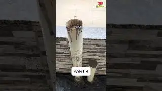 Creating a Sturdy Table Base With PVC Pipes - Table Made Of Tires