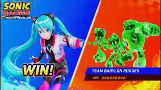 Race Park (Vs. Team Babylon Rogues) - Sonic Crossworlds Racing