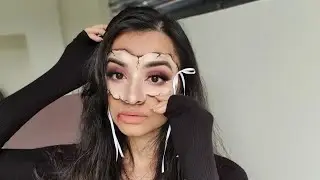 Halloween Masquerade Makeup 2021🎭 #shorts #youtube #mask #trending #viral #halloween #makeup