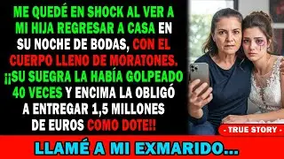 😱Pánico Al Ver A Mi Hija Regresar En Su Noche De Bodas👰 Toda Magullada😡 Inmediatamente Llamé A...⁉️