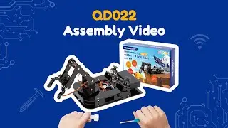 Unboxing and Build Tutorial of QD022 ESP32 4 DOP Robot Arm STEM Kit | ACEBOTT