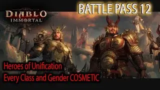 Battle Pass Season 12 - Heroes of Unification | Every Class and Gender