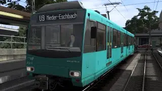 Führerstandsmitfahrt | Mit der Überlandstadtbahn auf der Linie U9 nach Nieder-Eschbach | TS Classic