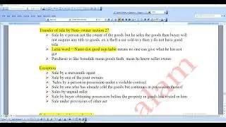 transfer of title by non owner sec 27