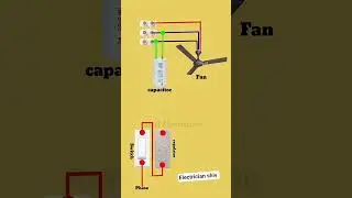 👉 &ldquo;Ceiling Fan Wiring Connection | Fan Switch & Capacitor Connection | Electrician shiv #shortvideo