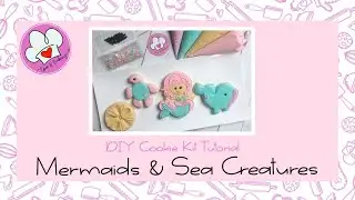 DIY COOKIE DECORATING KIT: Mermaids & Seashells