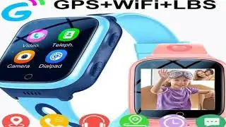 #KGG 4G Smart Watch Kids GPS WiFi 1000mAh Video Call Tracker Location SOS Call Back Monitor Phone W