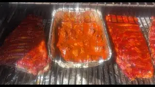 St. Louis style Ribs og Koreansk Burned Ends