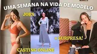 UMA SEMANA NA MINHA VIDA DE MODELO - desfile de inverno, fotografando lingerie com 13&ordm;C + SURPRESA 🤯
