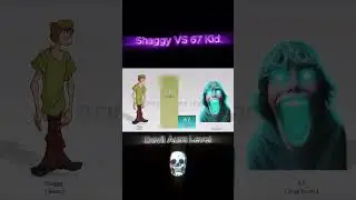 Shaggy VS 67 Kid #powerlevels #meme