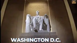 Walking Tour of Washington D.C. Best Monuments and Memorials to see in one day 4K 🇺🇸