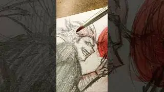 Drawing Gojo vs Sukuna #gojo #sukuna #jujutsukaisen #shorts #gojovssukuna