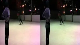 Alexandre Hamel, Jasmin Boivin, Taylor Dilley of Le Patin Libre At Scadding Court Ice Rink Toronto 2