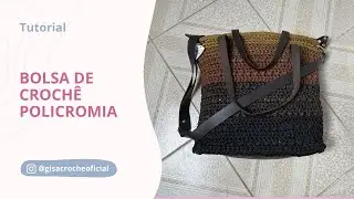 Bolsa de croch&ecirc; Policromia 