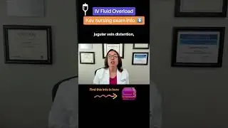 IV Complications - Fluid Overload: Medical Surgical SHORT | @LevelUpRN