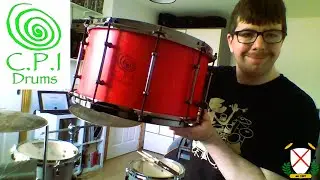CPI DRUMS 14X8 BIRCH SNARE DRUM (GROOVES ONLY) - Liam Fitz On Drums