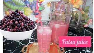 Refreshing and tasty falsa juice recipe||Foodiology