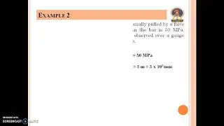 Lecture 2.3 Simple Stress & Strain