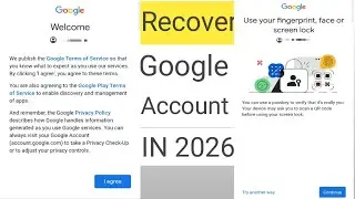 How to recover Gmail account || Google account recovery || Gmail account recovery 2026