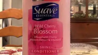 Suave Essentials Conditioner Wild Cherry Blossom infused cherry REVIEW