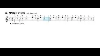 (Bell Kit Percussion) Exercise 23 (March Steps) - Essential Elements Book 1